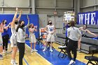 Mikayla Pucci 1000th  Wheaton College women's basketball’s Mikayla Pucci is honored after scoring her 1000th career point. - Photo By: KEITH NORDSTROM : Wheaton, basketball, Mikayla Pucci, 1000th